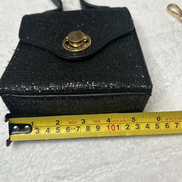 ✨Small Black Glitter Purse - Picture 13 of 16
